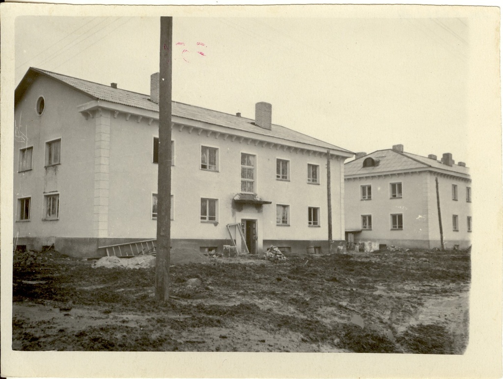 foto, Paide vaade, Suur-Aia ja Vainu tn nurk 1959.a.