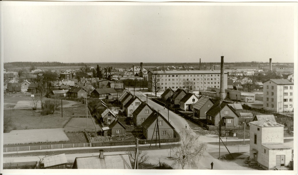 foto, Paide Põllu tänav 1960-ndatel a.