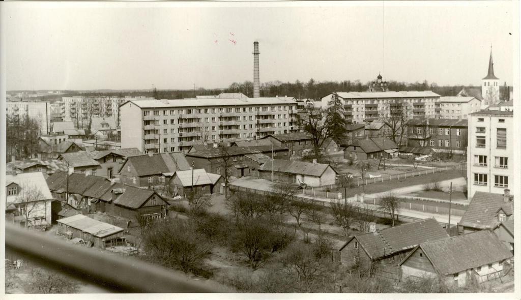 foto, Paide Aiavilja tänav 1960-ndatel a.