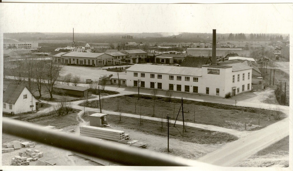 foto, Paide vaade,  Talleks Tööstuse tänaval 1960-ndatel a.