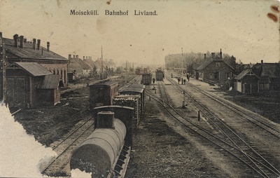 Moiseküll : Bahnhof : Livland  duplicate photo