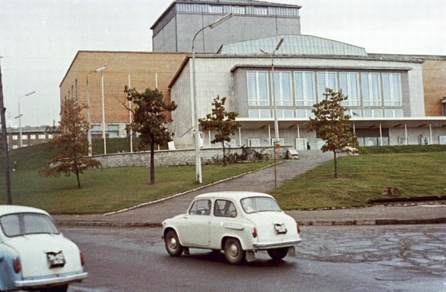 Tartu Theatre "Vanemuine". Outdoor view.