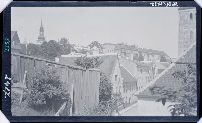 Vaade Harjumäelt Rüütli tänava suunas
