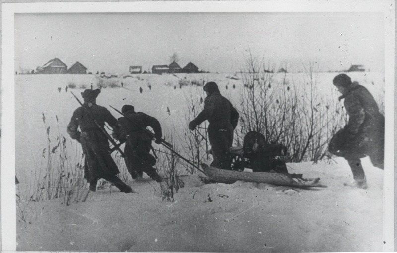 Narva jõe forsseerimine lõuna pool Narvat veebruris 1944.