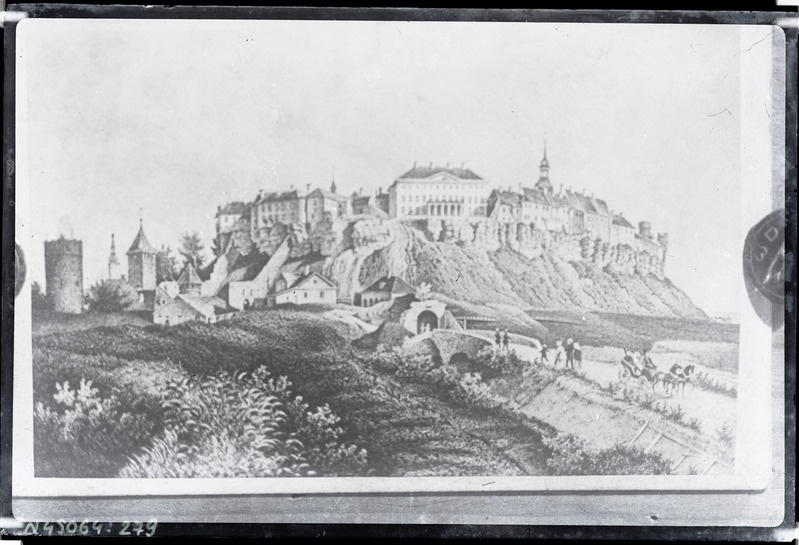 Graafiline pilt: Toompea Tallinnas (18-19. saj)