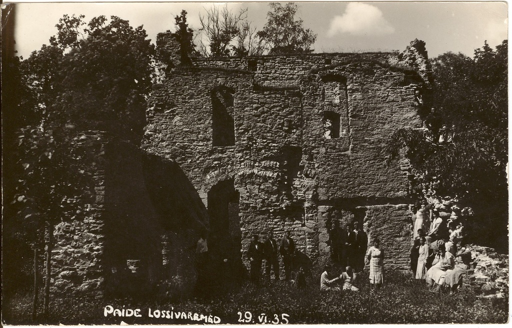 Paide Vallimäe varemed