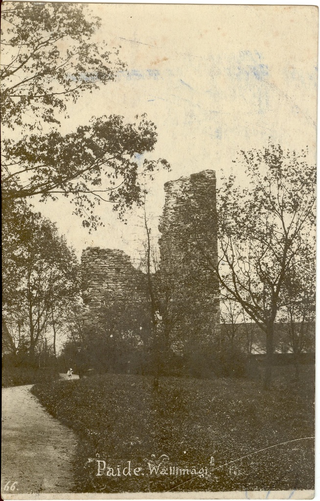 Paide Vallimäe varemed