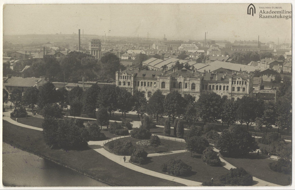 Tallinn. View of the Baltic Station from Toompea