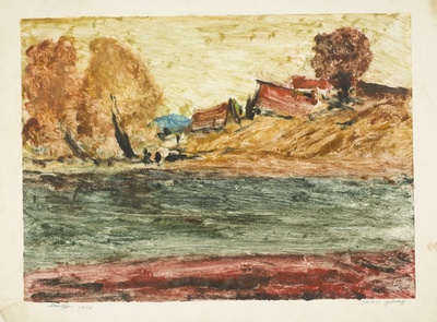 Maastik jõega  duplicate photo