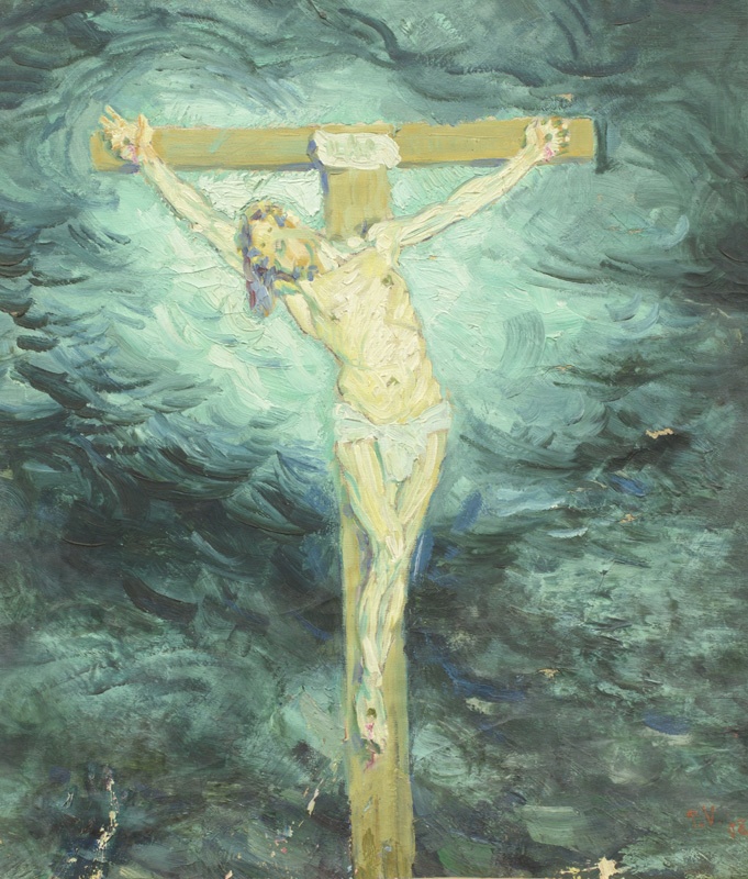 Kristus ristil. Etüüd