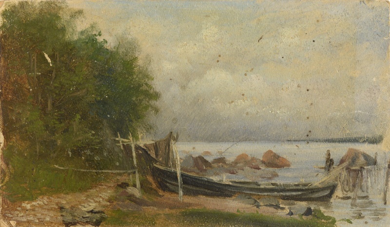 Rannamaastik lootsikuga