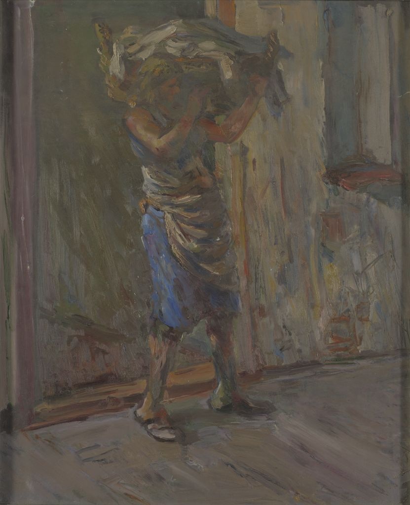 Pesunaine korviga
