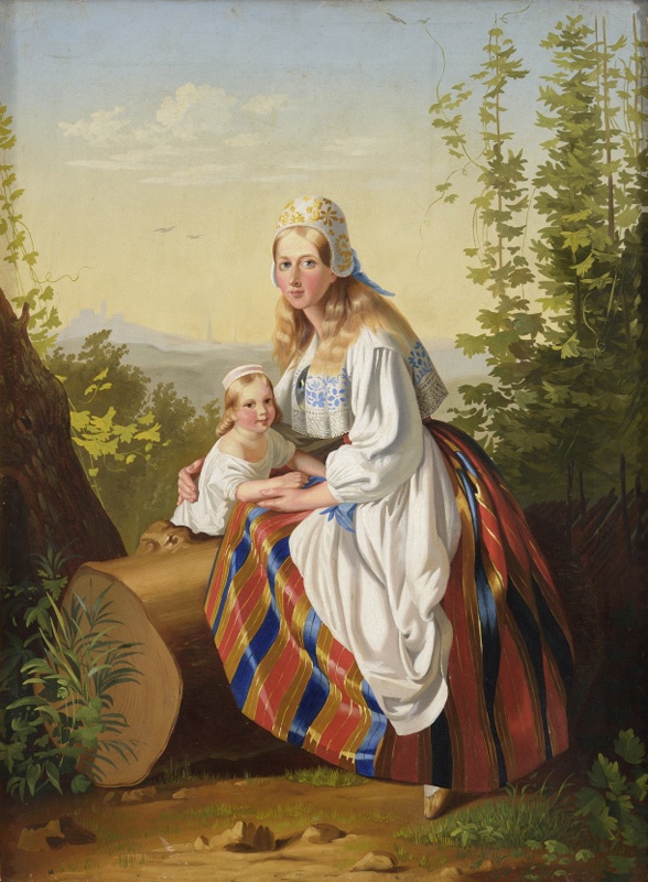 Eesti naine lapsega