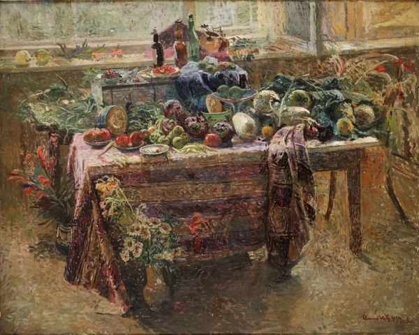 Natüürmort aedviljadega