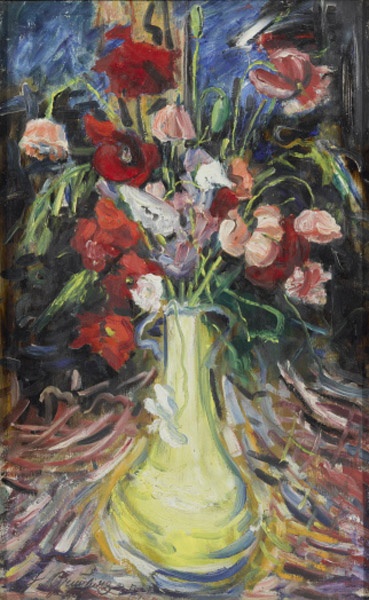 Moonid kollases vaasis