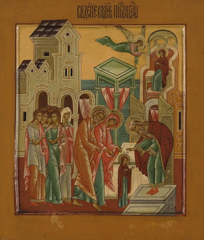 Neitsi Maarja templisse viimine. Ikoon