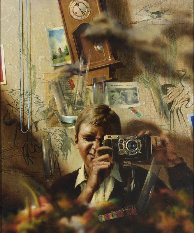 Poiss fotoaparaadiga