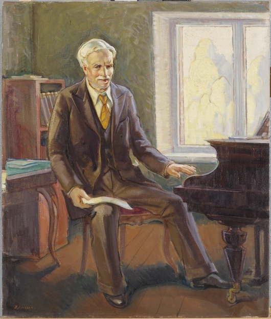 Helilooja Aleksander Lätte portree