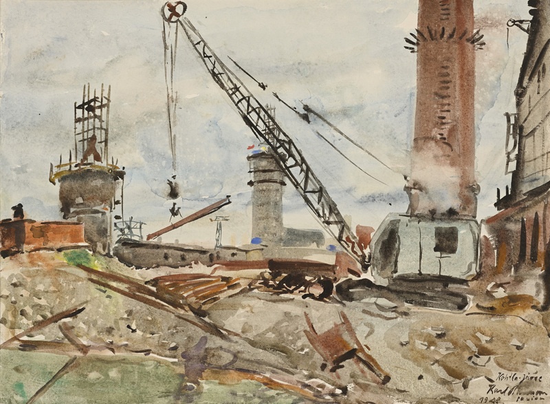 Uue gaasipatarei ehitusplatsil