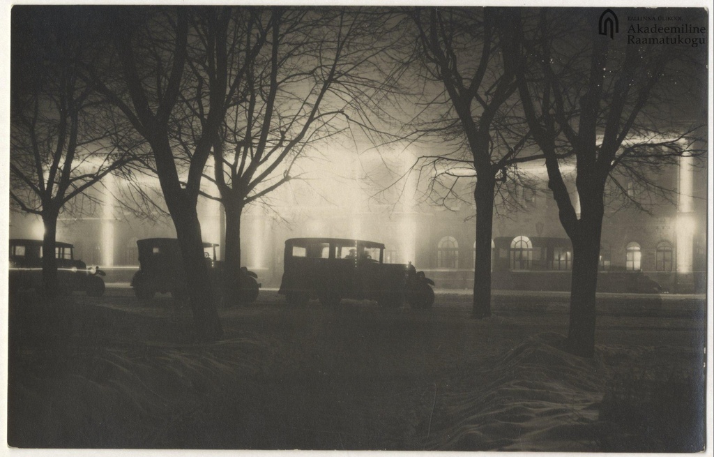 Tallinn. Baltic station in winter