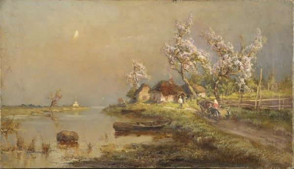 Kevadine jõemaastik