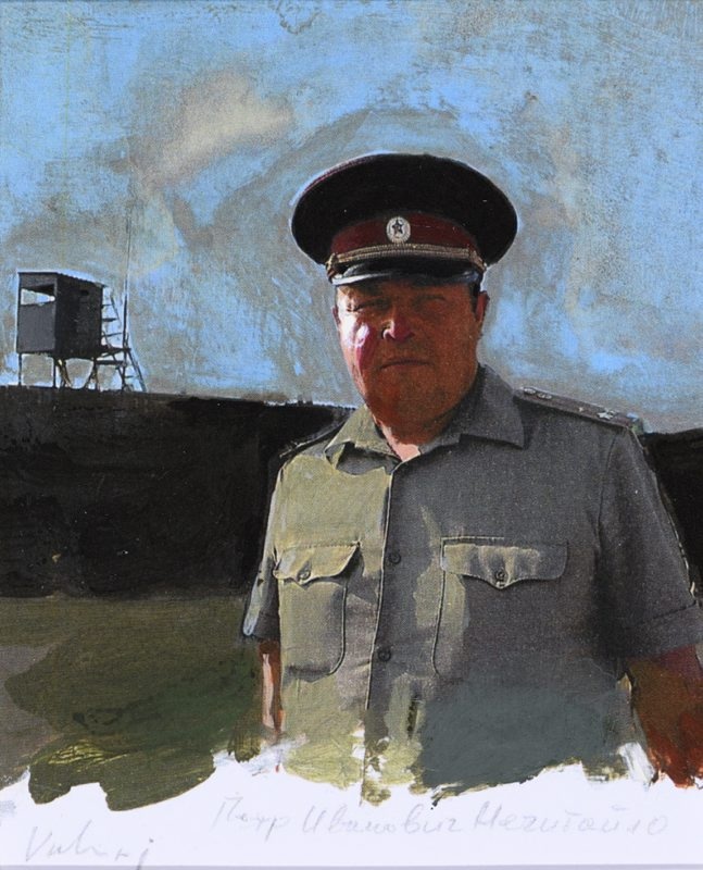 Tootmisühistu „Rubiin” kontrollpunkti valveülem alampolkovnik Pjotr Ivanovitš Netšitailo. Sarjast Siberiaad