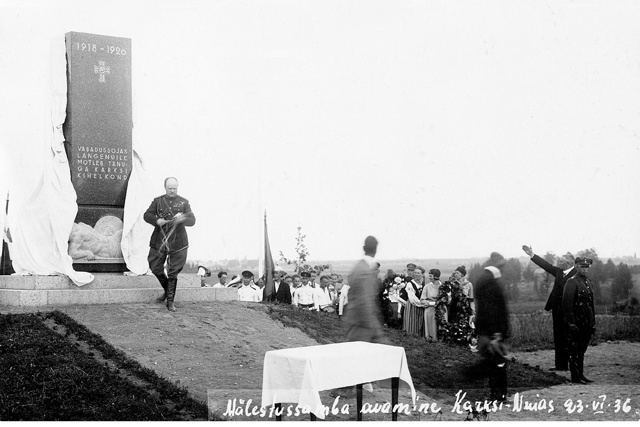 Opening of the memory pillar of the War of Independence