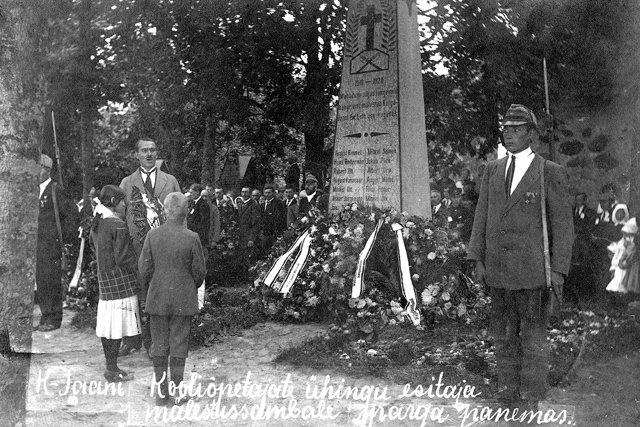 Construction of the memory pillar of the War of Independence