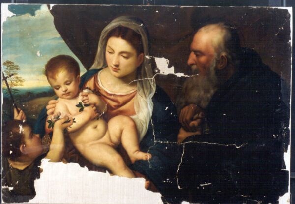 Madonna lapse, Püha Ristija Johannese ja Püha Antoniusega