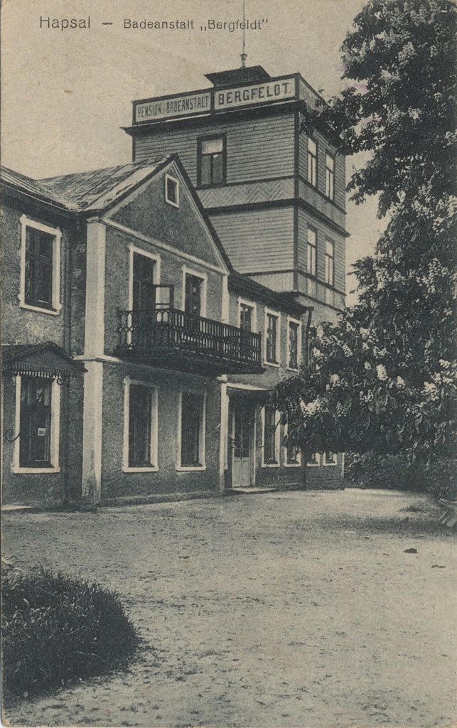 Hapsal : Badeanstalt Bergfeldt