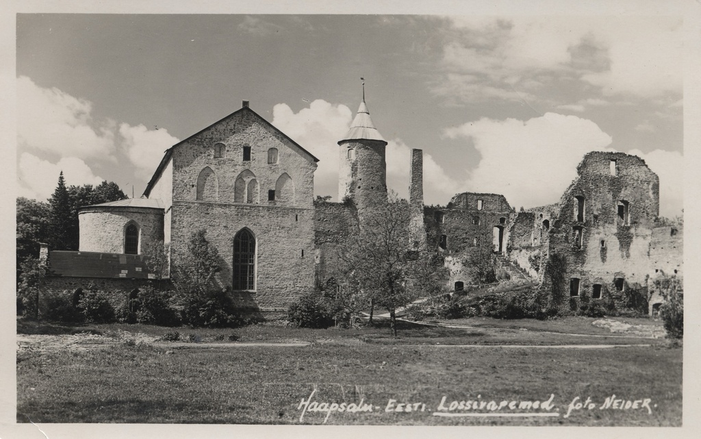 Haapsalu castle roofs : Estonia