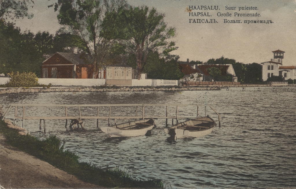 Haapsalu : big puiestee = Hapsal : Big Promenade = Gapsal : Big. Promenadj