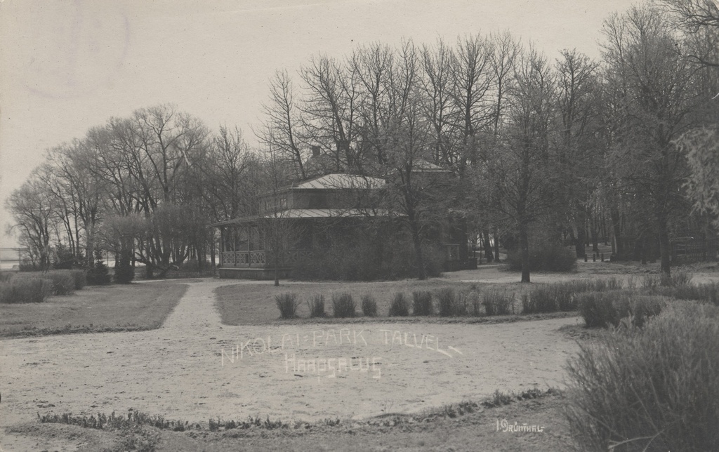 Nikolai Park in winter Haapsalu