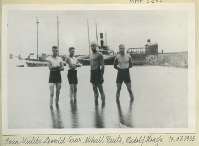 I.uulits, L.Saar, M.Pauts, R.Honga Heltermaal  duplicate photo