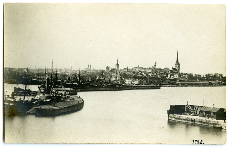 Viewed from the sea of Lääne- ja Põhjamuu port of Tallinn