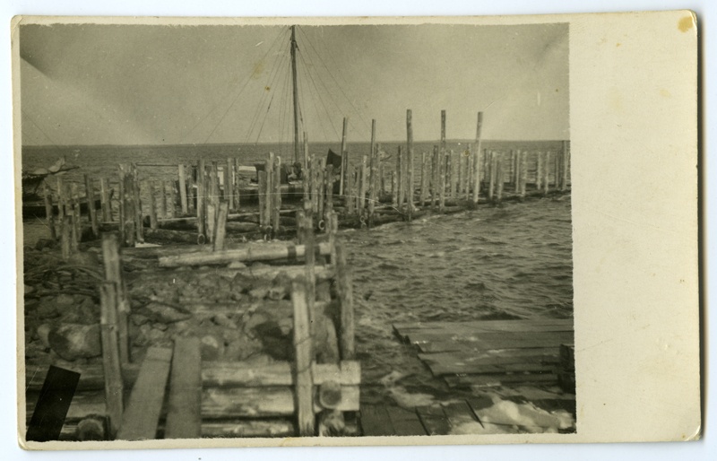Construction works at Orissaare port