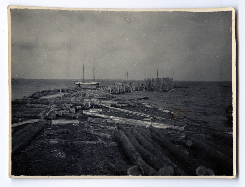 Construction works of Orissaare port