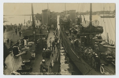 Mining crossings "Lennuk" and "Vambola" in the port of Pärnu  duplicate photo