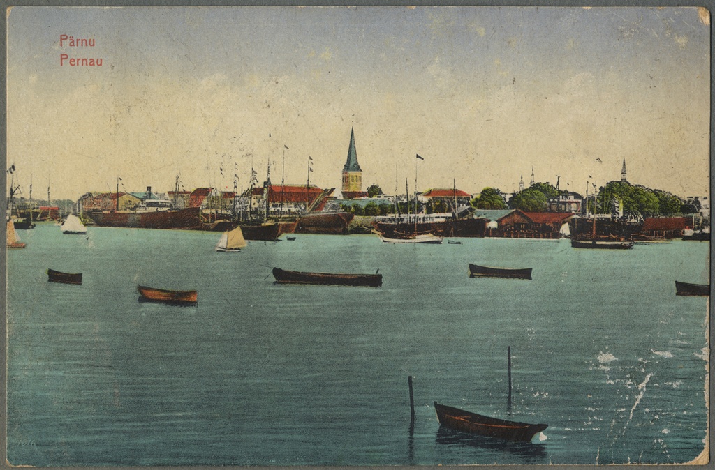 Postcard at Pärnu Harbour