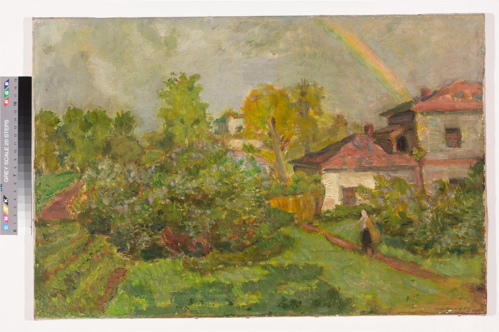 Maastik vikerkaarega