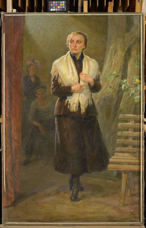 maal. Ilmar Malin: Evi Rauer, Ljubov Jarovaja, Draamateater, 1954