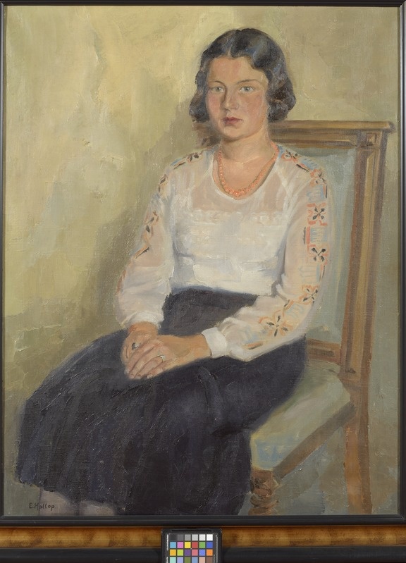 maal. Ernst Hallop: Elfriede Saarik Tubin, 1938