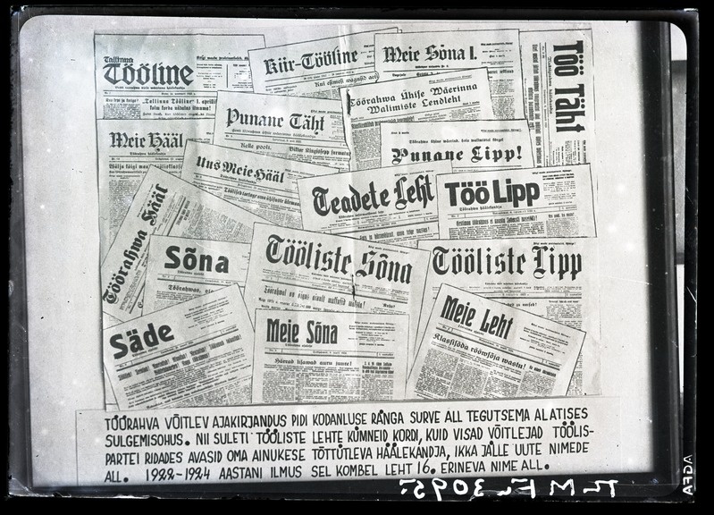 Töölisajalehtede "pead"