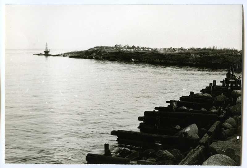 Remnants of the port bridge in Tallinn near the Old Fishery Port