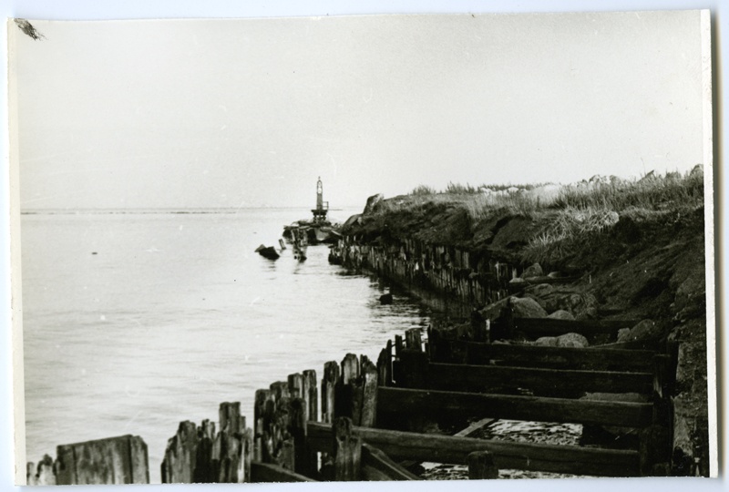 Remnants of the port bridge in Tallinn at the Old Fishery Port