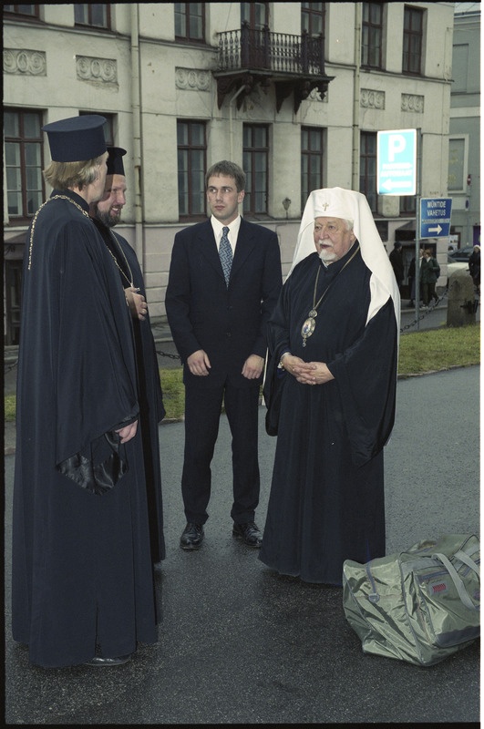 Isa Bartholomeos I ehk Bartolomeos I  Tartu Ülikoolis oktoober 2000
