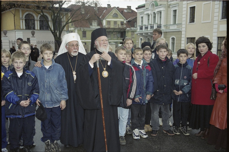 Isa Bartholomeos I ehk Bartolomeos I  Tartu Ülikoolis oktoober 2000
