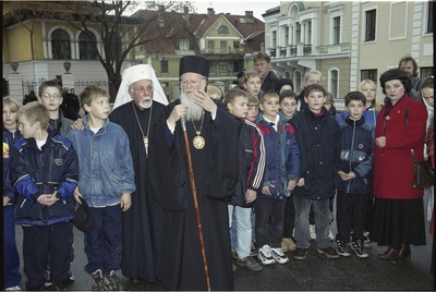 Isa Bartholomeos I ehk Bartolomeos I  Tartu Ülikoolis oktoober 2000  duplicate photo