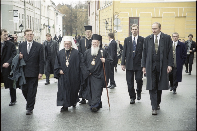 Isa Bartholomeos I ehk Bartolomeos I  Tartu Ülikoolis oktoober 2000