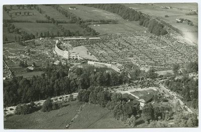 Tallinn, Song Festival, view from the bird flight to the song square.  similar photo